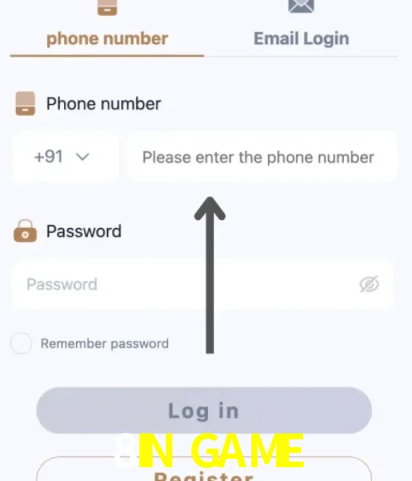 8IN GAME login